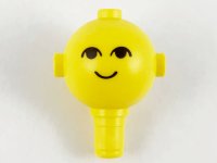LEGO part Homemaker Figure / Maxifigure Head with Black Eyes and Smile Pattern 685px1
