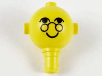 LEGO part Homemaker Figure / Maxifigure Head with Black Eyes, Glasses, and Smile Pattern 685px2