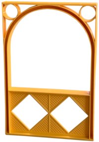 LEGO onderdeel Scala Wall, Arched 18 x 2 x 22 2/3 6906