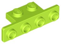 LEGO part Träger 1 x 2 - 1 x 4 mit abgerundeten Ecken 2436b