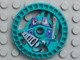 LEGO part Technic, Disk 5 x 5 - RoboRider Talisman Wheel, Grab Mold with Robot Pattern 32363pb01