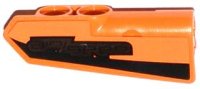 LEGO part Technic, Panel Fairing #22 Very Small Smooth, Side A with Black Stripe and 'air/geer' Pattern (Sticker) - Set 42026 11947pb010