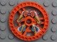 LEGO part Technic, Disk 5 x 5 - RoboRider Talisman Wheel, Scout Mold with Robot Pattern 32351pb01