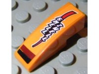 LEGO part Slope, Curved 3 x 1 with 'SMELL ZWELL' Pattern (Sticker) - Set 8304 50950pb030