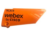 LEGO onderdeel Technic, Panel Fairing #18 Large Smooth, Side B with Black 'TUMI' and 'webex by CISCO' Pattern (Sticker) - Set 42141 64682pb035