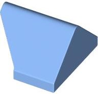 LEGO part Schräge 45 2 x 1 Doppia / Invertita con Supporto Perno Inferiore 3049c