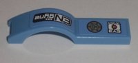 LEGO part Vehicle, Mudguard 1 x 4 1/2 with 'ENgyne' and 'EYEWEAR' Pattern Model Left Side (Stickers) - Set 8193 50947pb009L