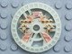 LEGO onderdeel Technic, Schijf 5 x 5 - RoboRider Talisman Wiel, Blazooka Vorm met Robot Patroon 32303pb01