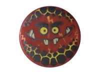 LEGO part Carreau, Rond 2 x 2 avec Porte-Tenon Inférieur avec Motif Visage Gobelin aux Petites Dents 14769pb089
