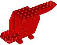 LEGO onderdeel Helicopter Body without Top Pin 18929c02