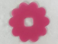 LEGO onderdeel Clikits, Icon Accent Rubber Flower 10 Petals 4 1/8 x 4 1/8 46469