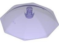 LEGO part Minifigure, Utensil Umbrella Top with No Bottom Flaps, 6 x 6 with Top Stud 4094