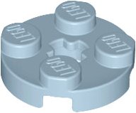 LEGO part Plate, Round 2 x 2 with Axle Hole 4032