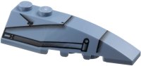 LEGO part Wedge 6 x 2 Right with SW Speeder Pattern 41747pb003