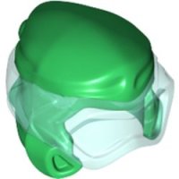 LEGO part Minifigure, Headgear Ninjago Wrap Type 8 with Trans-Light Blue Scuba Diver Mask Pattern 77151pb01