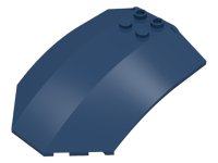 LEGO part Windscreen 8 x 6 x 2 Curved Sloped Sides x224