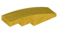 LEGO part Slope, Curved 4 x 1 61678