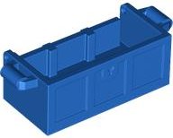 LEGO part Container, Treasure Chest Bottom with Slots in Back 4738a
