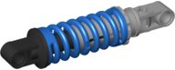 LEGO part Technic, Shock Absorber 9L with Black and Light Bluish Gray Ends 79717c01