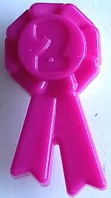 LEGO part Friends Accessories Award Ribbon with Number 2 92355f