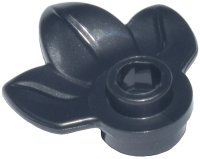 LEGO part Pflanze Platte, Rund 1 x 1 mit 3 Blättern 32607