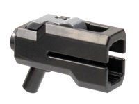 LEGO part Minifigure, Weapon Bazooka, Mini Blaster / Shooter with Dark Bluish Gray Trigger (69767 / 69755) 69767c01