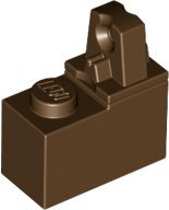 LEGO part Hinge Brick 1 x 2 Locking with 1 Finger Top 989c01