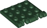 LEGO part Hinge Plate 3 x 4 Locking Dual 2 Fingers, 9 Teeth 44570