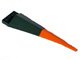 LEGO part Plate, Modified 1 x 2 with Angular Extension with Molded Flexible Orange Tip Pattern 61406pb04