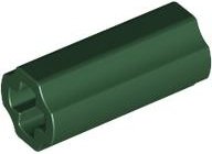 LEGO part Technic, Axle Connector 2L (Smooth with x Hole + Orientation) 6538c
