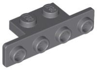 LEGO part Bracket 1 x 2 - 1 x 4 with Rounded Corners 2436b