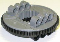 LEGO part Technic Turntable 56 Tooth with Black Top (48452 / 48168) 48452cx1