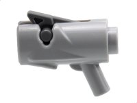 LEGO part Minifigur, Waffe Pistole, Mini-Blaster / Schießer mit dunkelblaugrauem Abzug (15391 / 15392) 15391c01