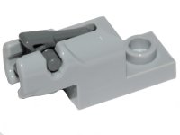 LEGO part Projektilwerfer, 1 x 2 Mini-Blaster / Schießer mit dunkelblaugrauem Abzug (15403 / 15392) 15403c01