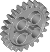 LEGO part Technic, Gear 24 Tooth with 1 Axle Hole 3648