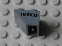 LEGO part Slope, Inverted 45 2 x 2 with Flat Bottom Pin with Black 'IVECO' Pattern Model Right Side (Sticker) - Set 8654 3660pb014R