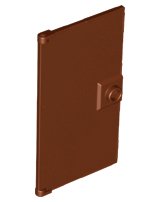 LEGO part Door 1 x 4 x 6 with Stud Handle 60616