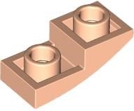 LEGO part Schräge, Curved 2 x 1 x 2/3 Inverted 24201