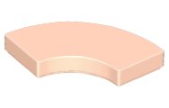 LEGO part Baldosa, Esquina Redondeada 2 x 2 Macarrón 27925