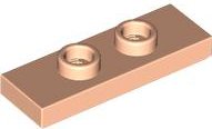 LEGO part Platte, Modifiziert 1 x 3 mit 2 Nopfen (Doppelsprung) 34103