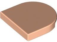 LEGO part Tile, Round 2 x 2 Half Circle Extended 5520