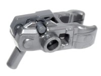 LEGO part Minifigure, Weapon Gun, Mini Blaster / Shooter for Bar Arrows with Dark Bluish Gray Trigger (22487 / 15392) 22487c01