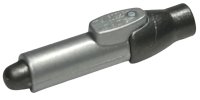 LEGO part Minifigure, Utensil Pen with Molded Pearl Dark Gray Tip and Cap Pattern 35809pb03