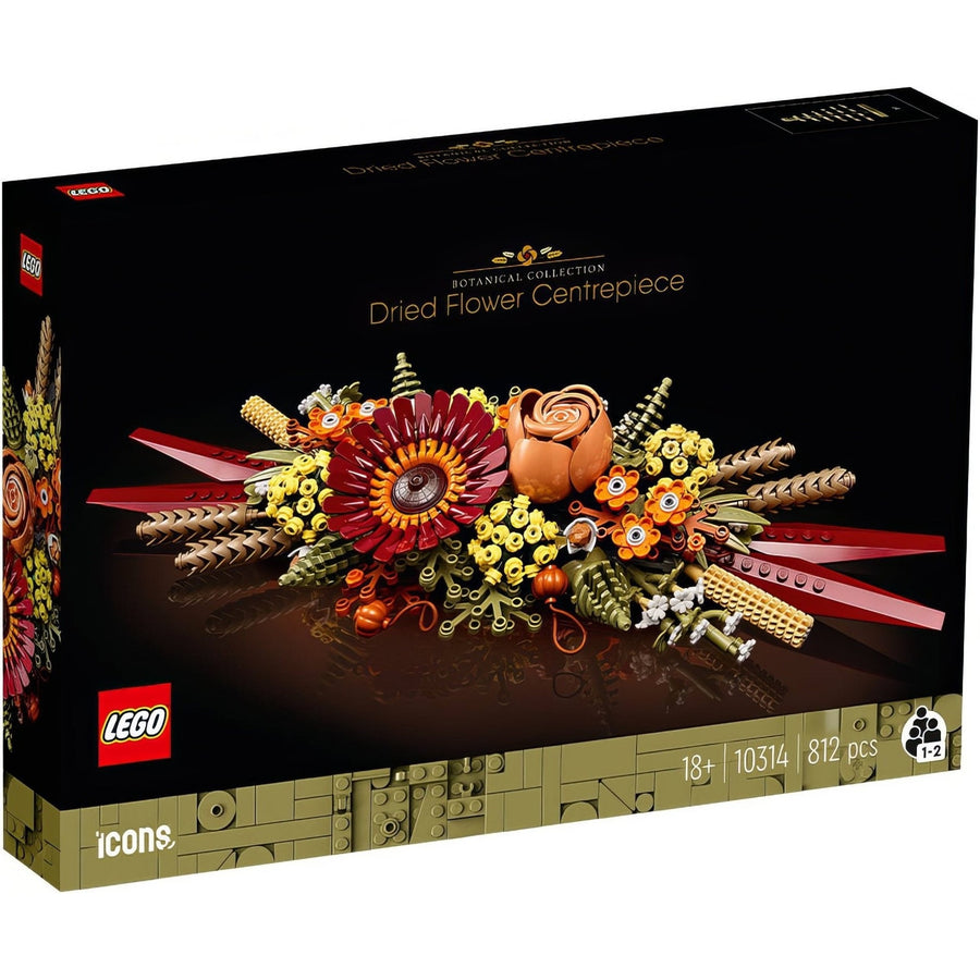 LEGO® Icons Dried Flower Centerpiece 10314 Building Kit (812 Pieces)