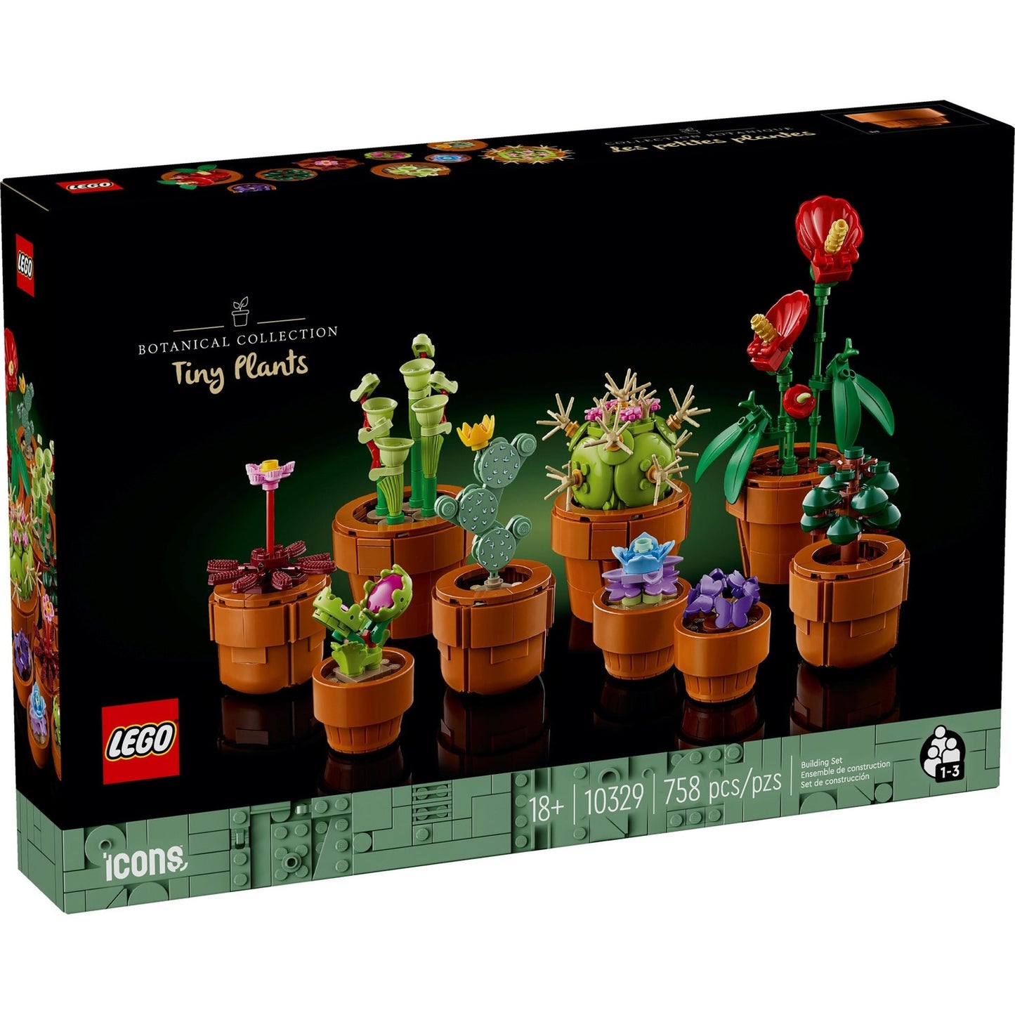 LEGO® Icons Tiny Plants Building Set for Adults 10329