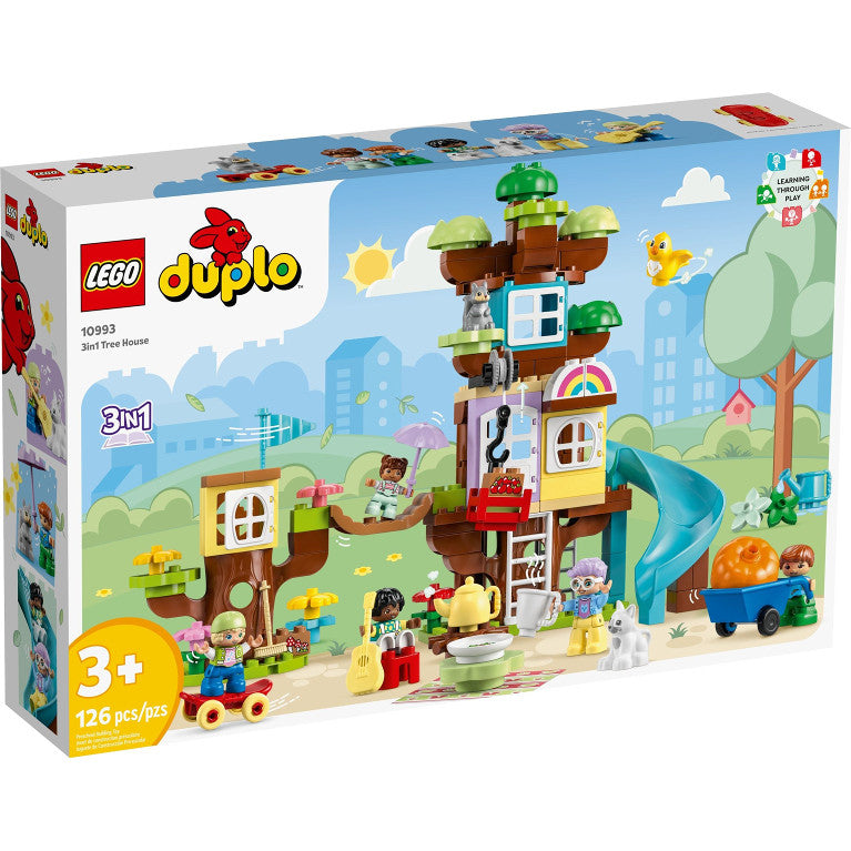 LEGO® DUPLO® 3in1 Tree House 10993 Building Toy Set (126 Pieces)