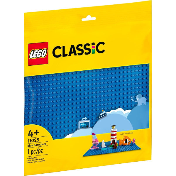 LEGO® Classic Blue Baseplate 11025 Building Kit for Kids (1 Piece)