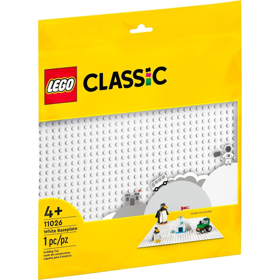 LEGO® Classic White Baseplate 11026 Building Kit for Kids (1 Piece)