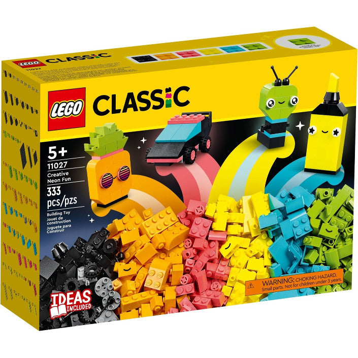 LEGO® Classic Creative Neon Fun 11027 Building Toy Set (333 Pieces)