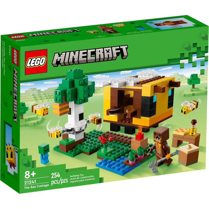 LEGO® Minecraft® The Bee Cottage 21241 Building Toy Set (254 Pieces)